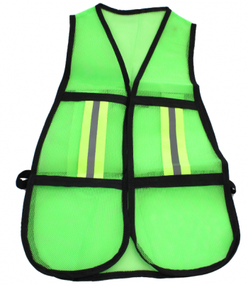 CHALECO SEGURIDAD PUNTO ABIERTO VERDE