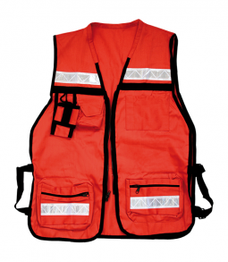Chaleco Tipo Brigadista Rojo