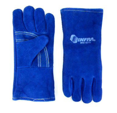 GUANTE PARA SOLDADURA PROCESO MIG AZUL
