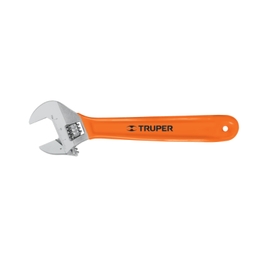 LLAVE AJUSTABLE (PERICO) CROMADO 10" MANGO DE PVC