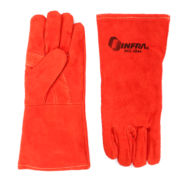 GUANTE PARA SOLDADURA PROCESO MIG ROJO