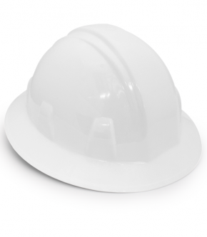 CASCO ALA ANCHA AJUSTE MATRACA BLANCO