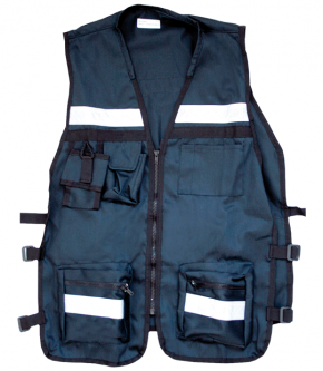 CHALECO BRIGADISTA AZUL