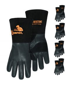 GUANTE PARA SOLDADURA TIG COLOR NEGRO (PAQUETE DE 10 PARES)