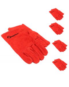 GUANTE PARA SOLDADURA MIG ROJO (PAQUETE DE 10 PARES)
