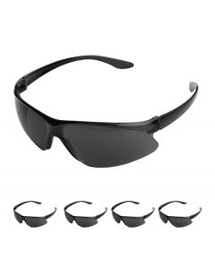 LENTES DE SEGURIDAD MICA NEGRA (PAQUETE DE 10 PIEZAS)