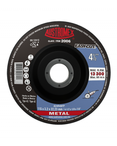 DISCO 2006 CUBO 4 1/2" x 1/8" 7/8" CORTE ACERO AL CARBONO (CAJA 25 PIEZAS)