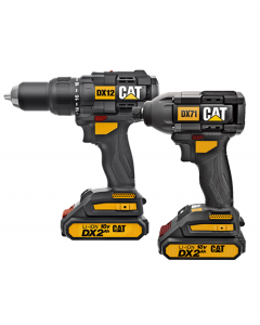 KIT ROTOMARTILO Y ATORNILLADOR CAT DX12K INALÁMBRICO 18 V