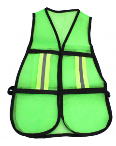 CHALECO SEGURIDAD PUNTO ABIERTO VERDE